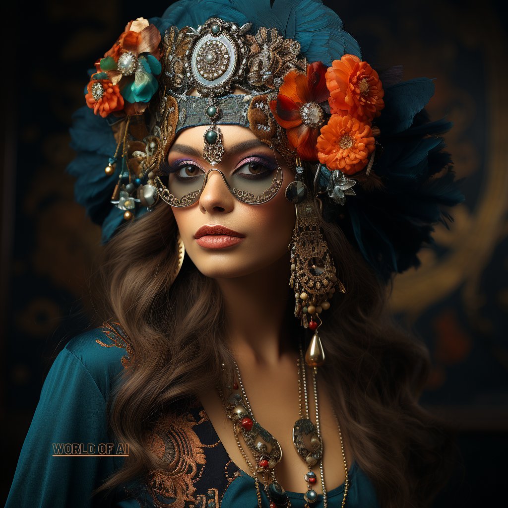 IWarnakumara's tweet photo. Vibrant Hippie Elegance in Teal
Follow me on Instagram to view more collection : https://t.co/r8Zpn8frRp
World of AI #worldofai #aiart #aiartworks #aiartcommunity #HippieFashion #ColorfulElegance #BohoStyle #TealAndBronze #OrientalInspiration #ArtisticCostumes https://t.co/t5CFnSOHGe