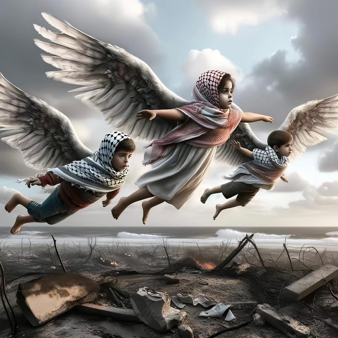 Divonis_Cakep's tweet photo. Fly High, Little Angel 🇵🇸🇵🇸🇵🇸

#Gazagenocide #GazaAttack #GazaUnderAttack #Gaza_Genocide #Gaza https://t.co/LYCUjrHaoZ