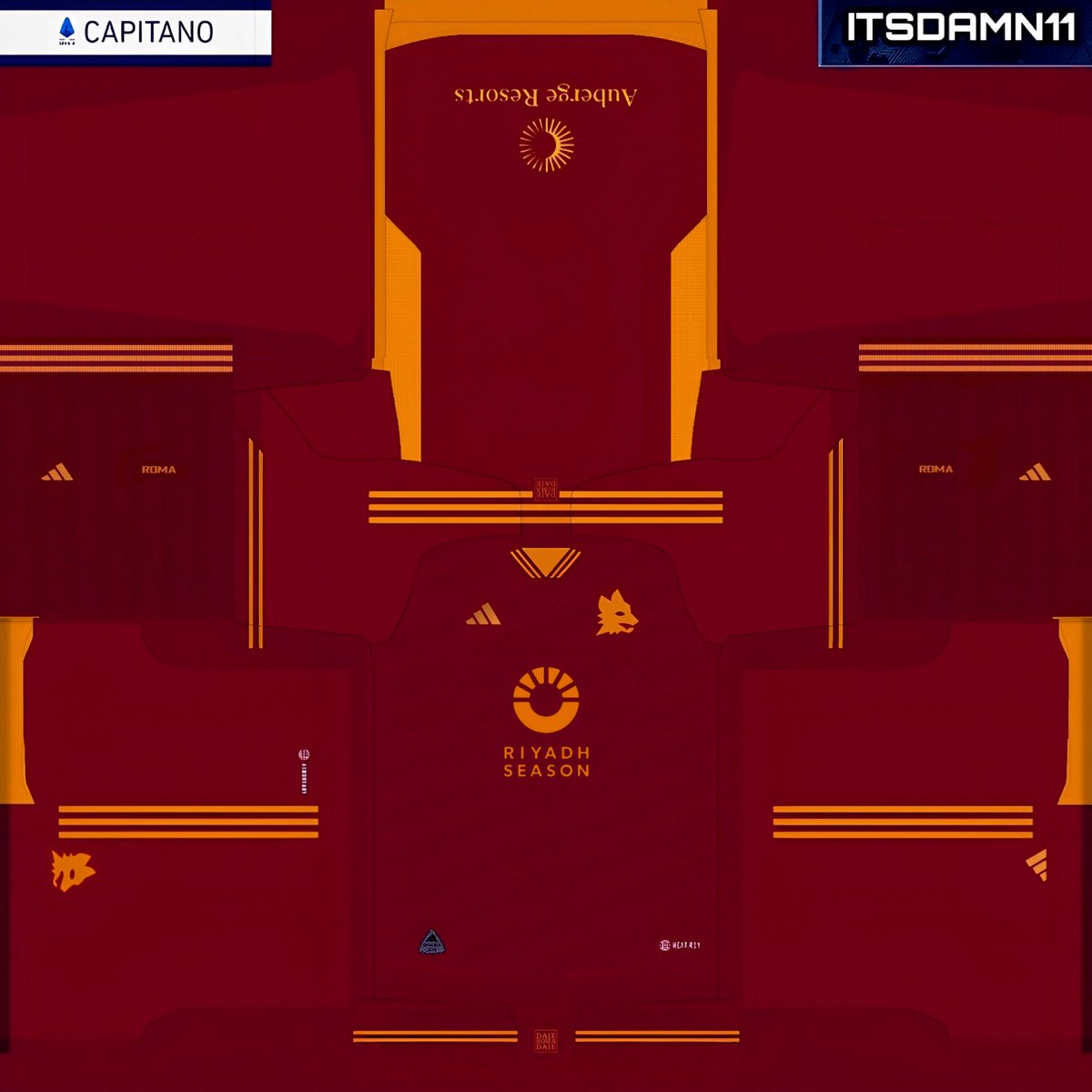 blvckside11's tweet image. AS Roma Home Kit With New Sponsored 23/24.

#PES2017 #PesKits #PesMaster #KitPes #KitMaker #SerieA #SerieATIM #ASRoma #ASRomaKit #DajeRomaDaje 
@OfficialASRoma