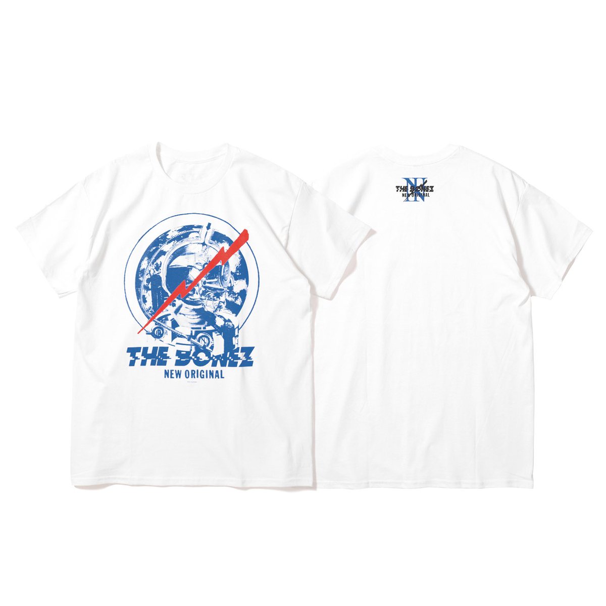 【Tour Goods 公開】 New Original- Tee PRICE:¥4,500- (in tax) PRODUCT 「大友克洋GENGA展」 、AKIRAの「ART OF WALL」などの代表作を経てUNIQLOのクリエイティブデザイナーに就任など今や世界的に有名なコラージュアーティスト河村康輔によるデザイン Designed by @kosukekawamura #骨から気合い