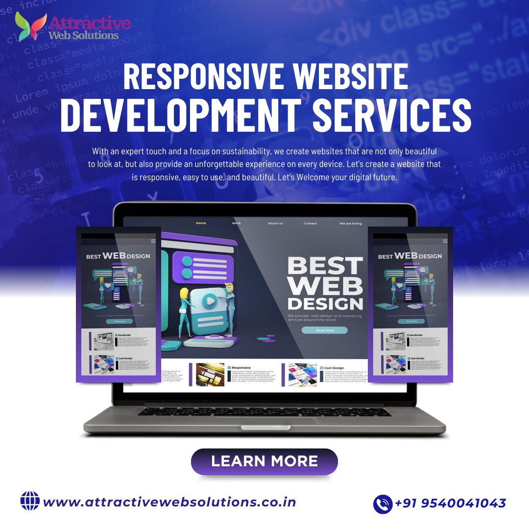 _awspl_'s tweet photo. Unlock the potential of your online presence with our expert responsive website development solutions. 

Call At:+91 9540041043
Visit Now : https://t.co/EffAX1W4XP

#responsivewebdevelopment #websitedevelopmentcompany #webdevelopmentteam #responsivecoding #mobilefriendlywebsites https://t.co/msqidBON04