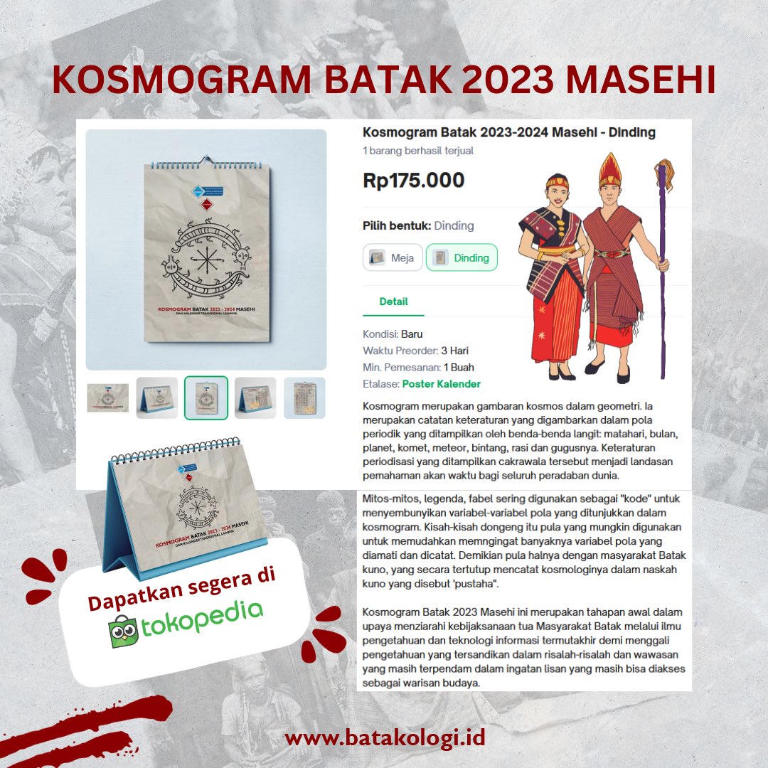 SIPAHA ONOM - HALA BATAK
Hai, Sobat! Mimin mau ngasih info nih! Saat ini kita sudah memasuki hari pertama (Artia) dari bulan ke enam (Sipaha Onom) dari penanggalan Batak. Pada bulan ini, posisi kepala Pane Na Bolon berada di penjuru selatan dan bulan depan akan berpindah ke