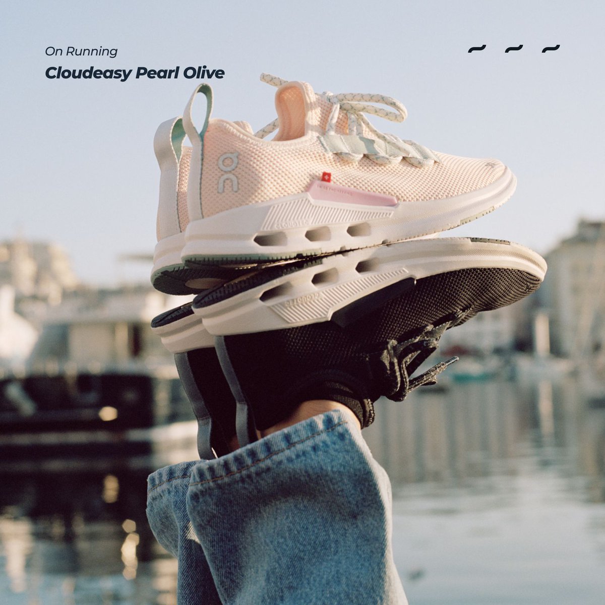 theonvog's tweet photo. Step into comfort with the On Running Cloudeasy Pearl Olive (76.98289)! Get your pair now at https://t.co/3MV3tItSkd or visit us at https://t.co/qrBNWTQjaF #ONVOG #OnRunning #Cloudeasy #ComfortStyle https://t.co/MZcfznJfSE