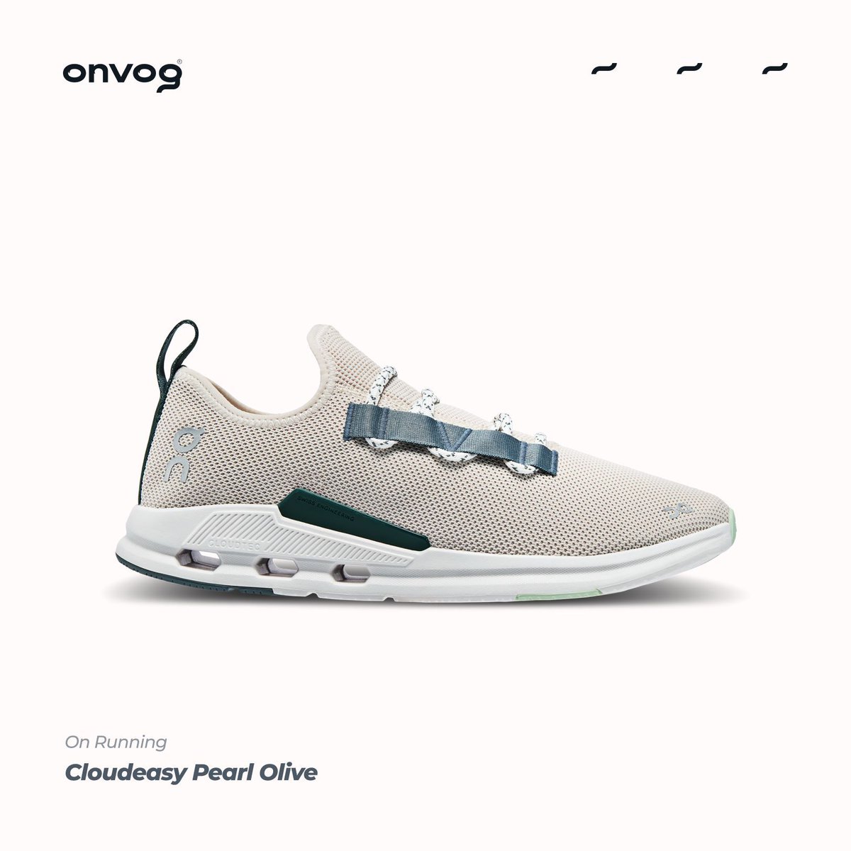 theonvog's tweet photo. Step into comfort with the On Running Cloudeasy Pearl Olive (76.98289)! Get your pair now at https://t.co/3MV3tItSkd or visit us at https://t.co/qrBNWTQjaF #ONVOG #OnRunning #Cloudeasy #ComfortStyle https://t.co/MZcfznJfSE
