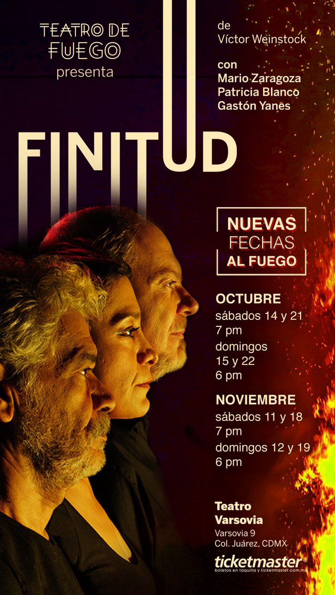 mariozaragoza's tweet photo. Ayer y hoy domingo tuvimos las mejores funciones de Finitud. La madurez del trabajo actoral se empodera de él espectáculo. La comunicación de la obra con el publico es mayor, más clara y más contundente. Vengan. Próximas funciones en la foto 👇🏼 https://t.co/KdxYb2Viht