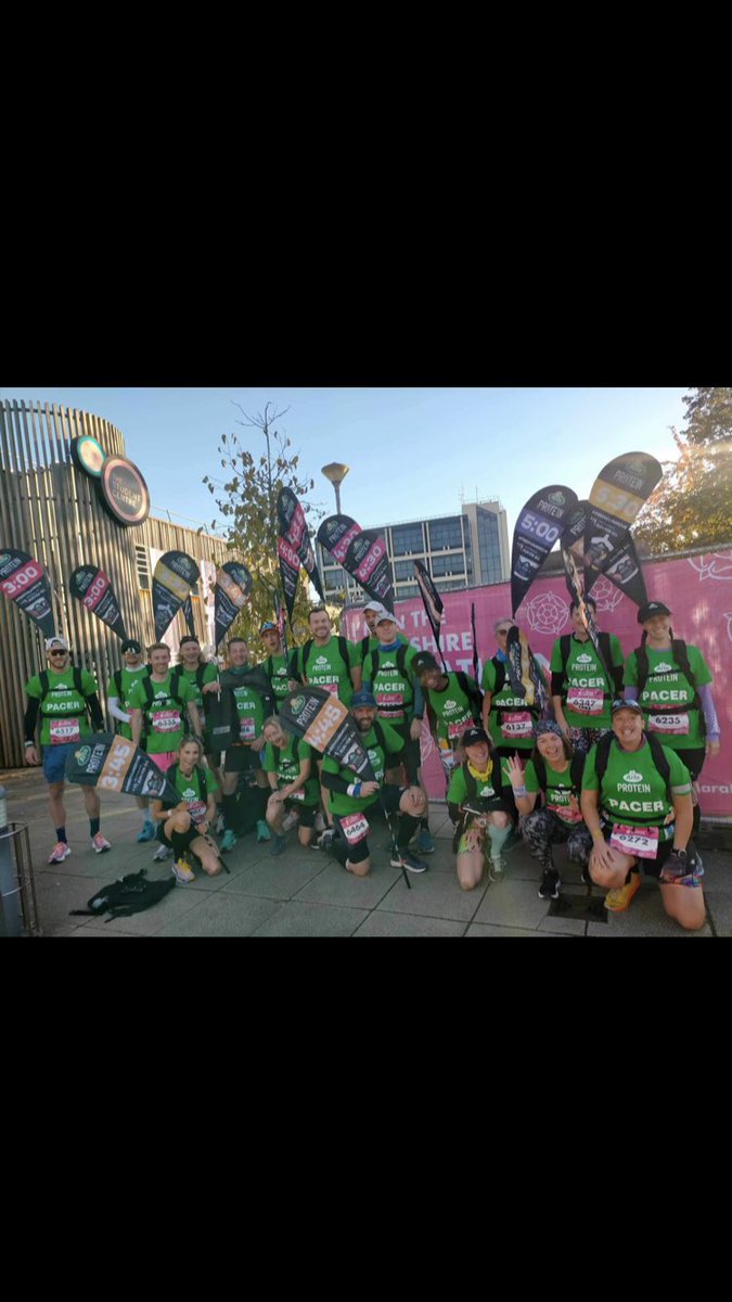 Marathon 120 and official sub 3:45pacing duties <a href="/YorkshireMara/">YorkshireMarathon</a>
Brilliant event well organised and great support on course. Superb to help out and see runners dig in and get their PB 👏👏
Time-3:44:26👌#YorkshireMarathonFestival #pacing