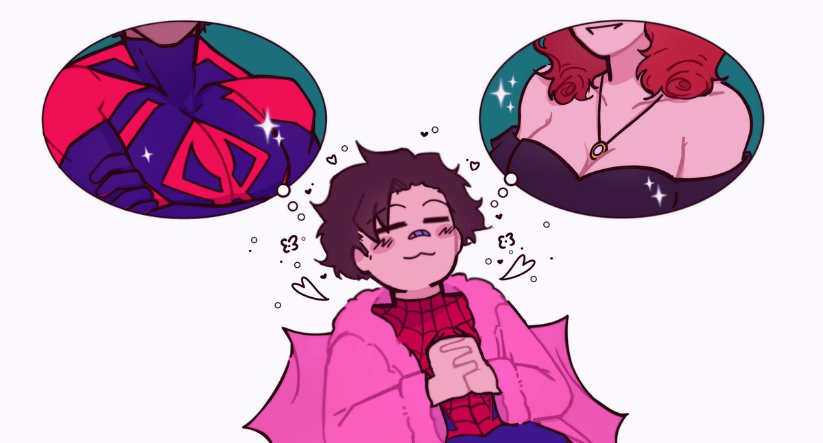 sodapanque__'s tweet photo. Life smiles at Peter
(I want to be him)
#SpiderParents #MiguelOHara #peterb https://t.co/ZIQkjdCnfR