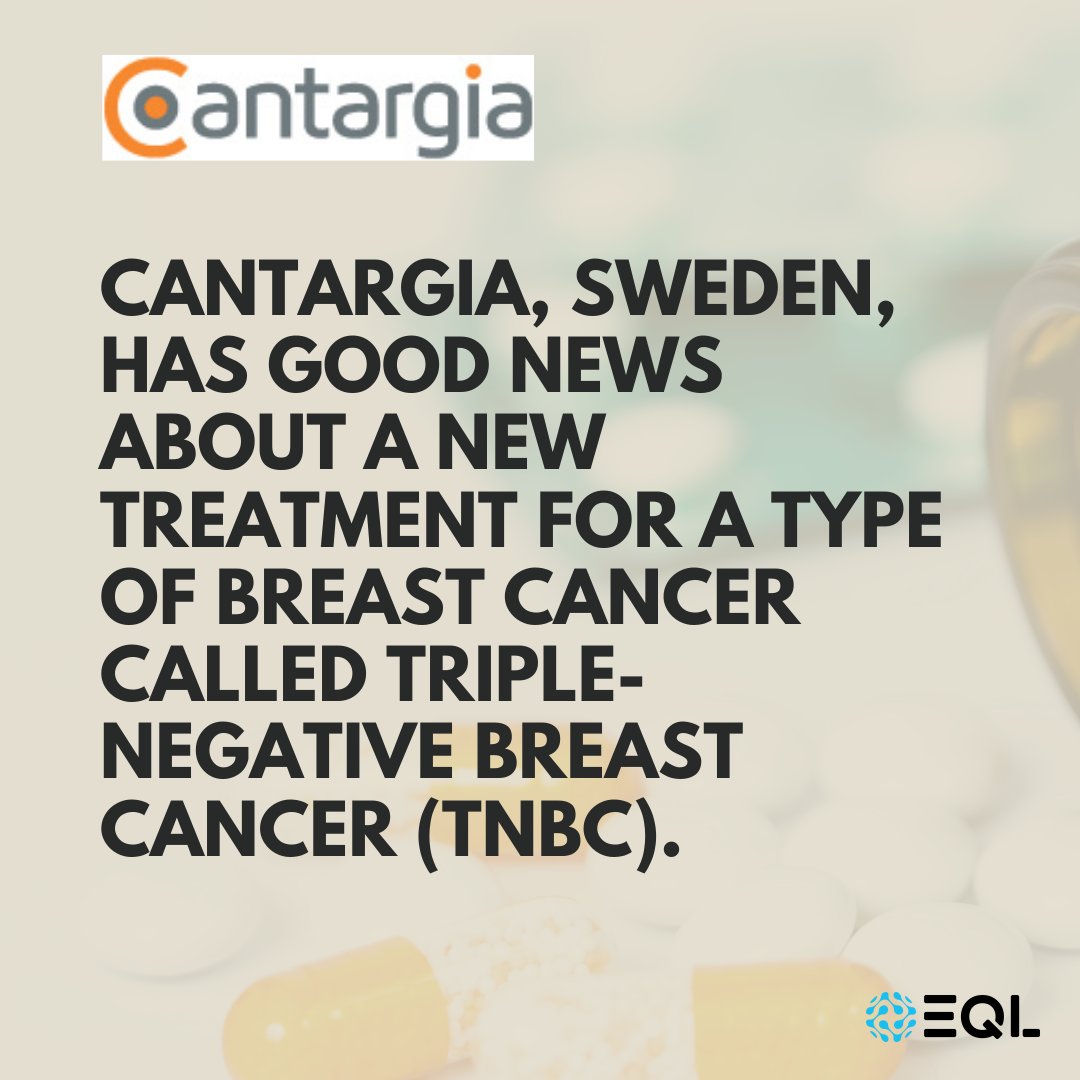 $CANTA

Exciting news in cancer treatment!

Cantargia, a Swedish biotech company, is making strides in fighting triple-negative breast cancer with nadunolimab. Early results show a 50% response rate in patients. More details coming on Oct 21, 2023.