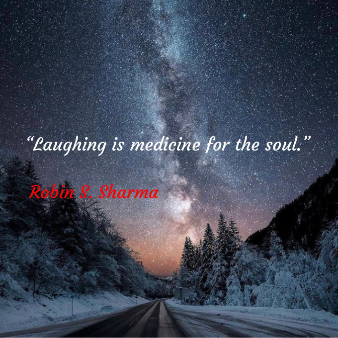 Qu0tes108's tweet photo. 📖“Laughing is medicine for the soul.”
🖋Robin S. Sharma
#RobinSSharma
@RenaiArt108
@A8_NT_108 https://t.co/gwha8b1asq