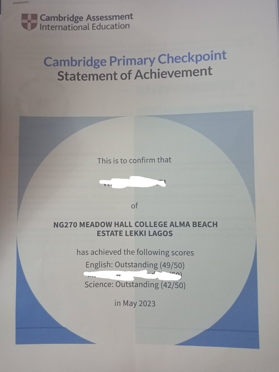 ChikLynda's tweet photo. Your Child's Path to Outstanding Results!

Do you aspire for your child to achieve exceptional results like this?
 We specialize in delivering outstanding grades. With our exceptional tutors, your child's success is assured."

https://t.co/iKbfRQBFte.
09075348587 https://t.co/cyeMFRE6mB