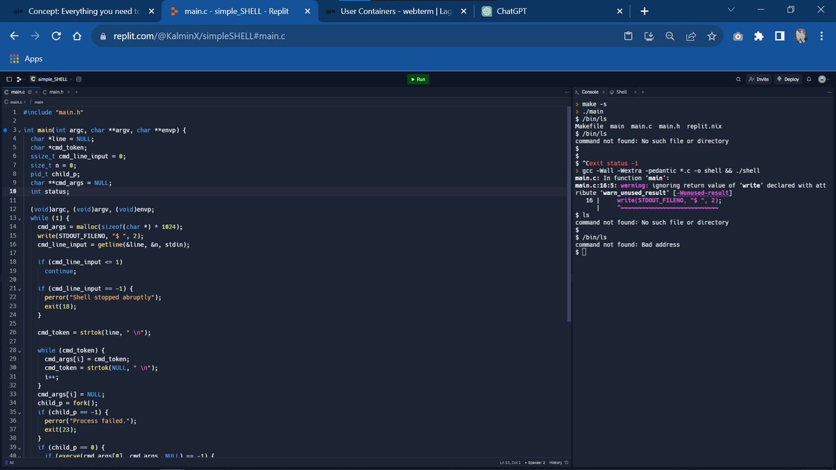 KalDTechTitan's tweet photo. Day 5 of #100DaysOfCode:
- Debugged my simple shell code all day π
- Refining the rest of my code later π οΈ
- Started my data structures journey with Jenny π
- Surprised by how much I didn't know about arrays
#Doing_hard_things πͺ #Keep_coding https://t.co/OUn7dIDzPj