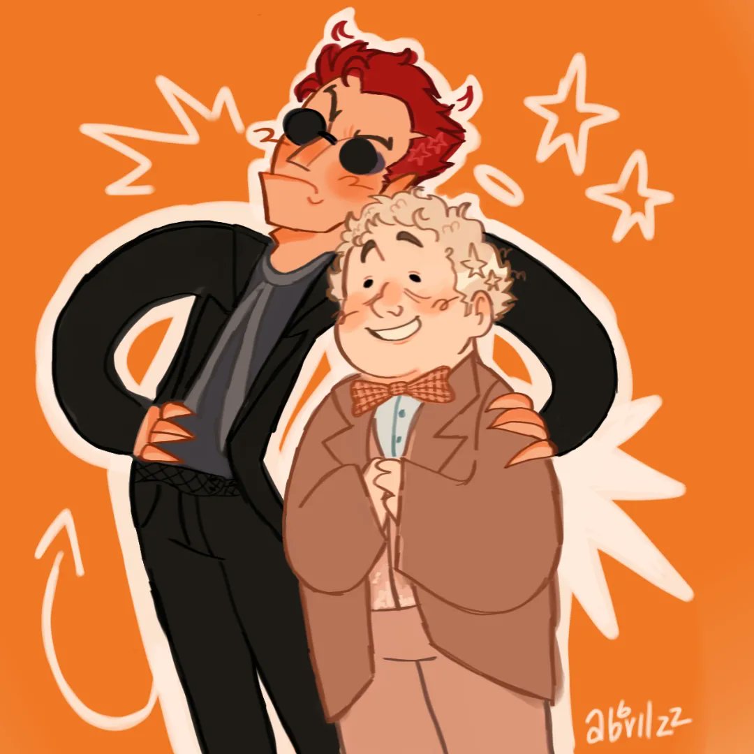 abbrilzz's tweet photo. Another go fanart  🦝‼️ #GoodOmens #GoodOmens2 https://t.co/yOexS1xVHI