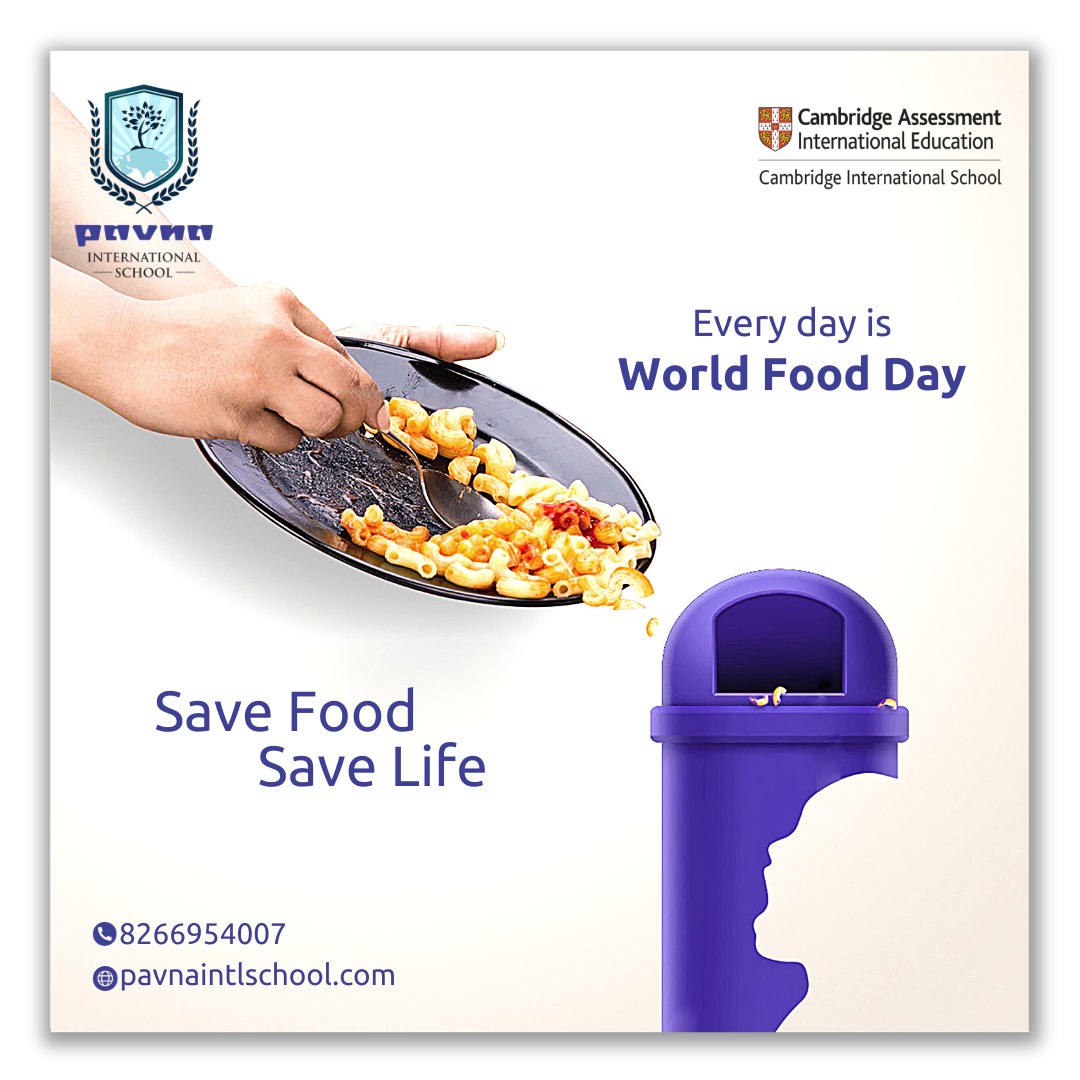 pisaligarh's tweet photo. One plate saved today could mean a meal for someone tomorrow. Think twice before wasting. 🌾
World Food Day
For more info – 8266954007 | https://t.co/ikusgHVdIc
#WorldFoodDay #pavna #pavnaschool #bestschool #cambridgeeducation #beyourself #cambridgeinternationalschool https://t.co/DZyWbZydI6