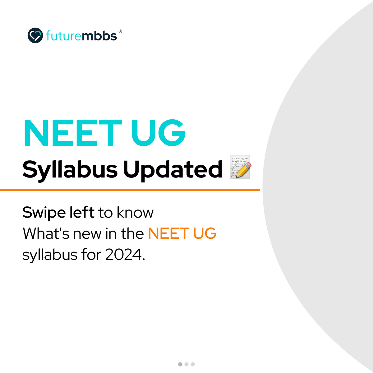 future_Mbbs's tweet image. Unlocking the New NEET UG 2024 Syllabus!

Discover the revised syllabus for NEET UG 2024, designed for your success. Get a head start in your preparation with the updated format. 📚🚀

nmc.org.in/MCIRest/open/g…

#NEETUG2024 #MedicalEntrance #SyllabusUpdate