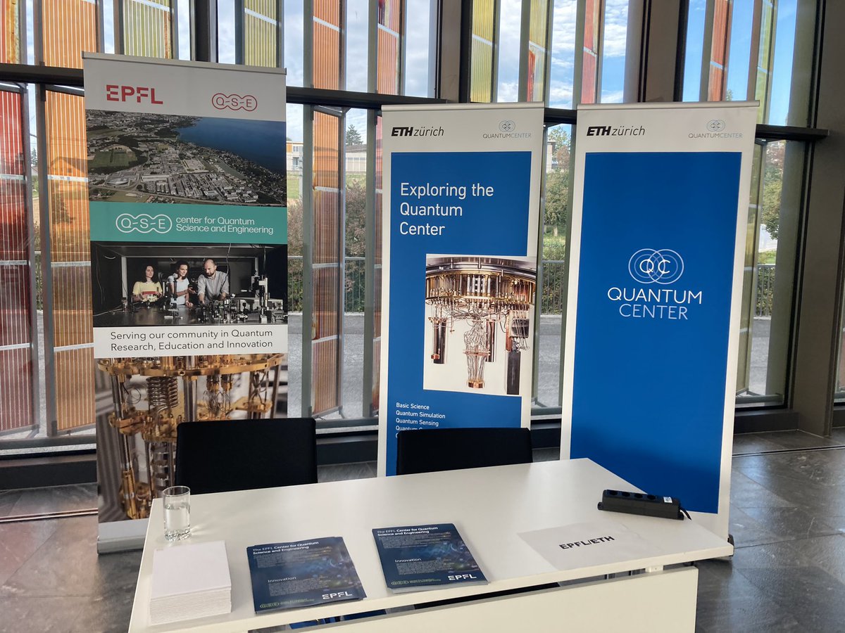 We are at #QIDiS2023 @epfl_en with members of #quantum industry across Switzerland! Following the @GESDAglobal launch of the Open Quantum Institute & @swissnexNetwork Quantum Summit last week, this event further underlines the necessity of #quantumtechnology for addressing #SDGs