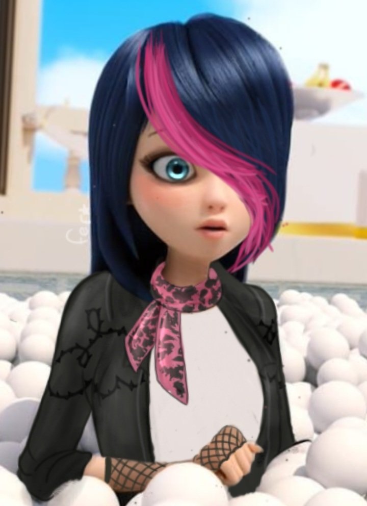 Iforgot100204's tweet photo. I'm obsessed with the reverse Marinete's look, aka emo Marinete, I'm excited to see the film.♡ #Miraculos https://t.co/oVeKxFnPjE