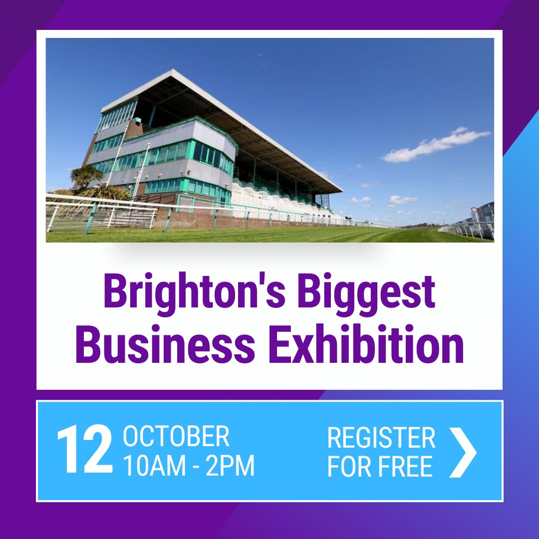 Want to find a reputable local business supplier you can get to know, like and trust? 🙌 Find hundreds of local businesses of all shapes and sizes at the Brighton Business Expo on Thursday 12th October b2bexpos.co.uk/event/brighton…