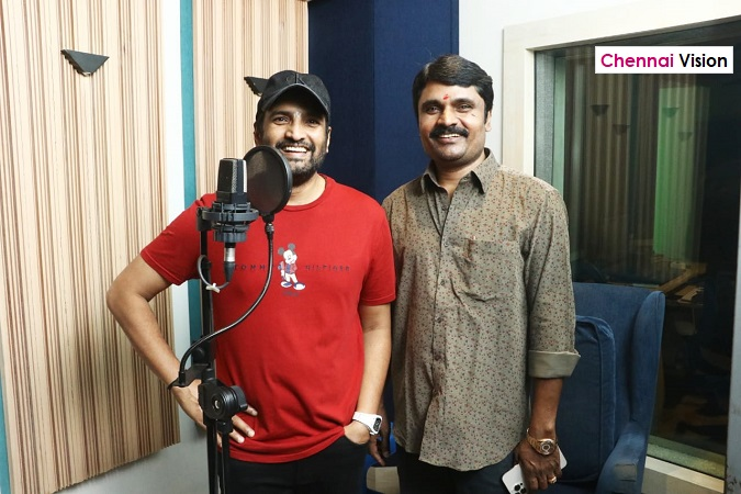 @gopuram_films #GNAnbuchezhian #ProdNo5 starring @iamsanthanam @Priyalaya_ubd kickstarts its dubbing Directed by @dirnanand
@Gopuram_Cinemas #SushmithaAnbuchezhian#ThambiRamaiah @actorvivekpra #Munishkanth @manobalam@bala_actor @om20narayan@immancomposer @thiyaguedit@onlynikil