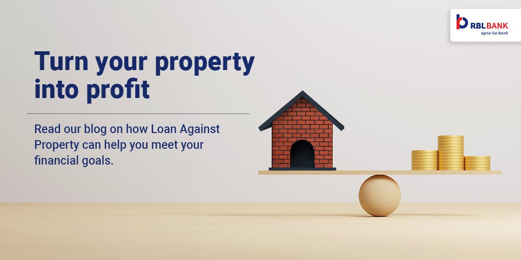 rblbank's tweet photo. Discover how to leverage your property for a loan with our insightful blog. Know more: https://t.co/Op4IXQDrQJ
#RBLBankBlog #LoanAgainstProperty #ApnoKaBank #RBLBank https://t.co/d7xk7bqSfQ