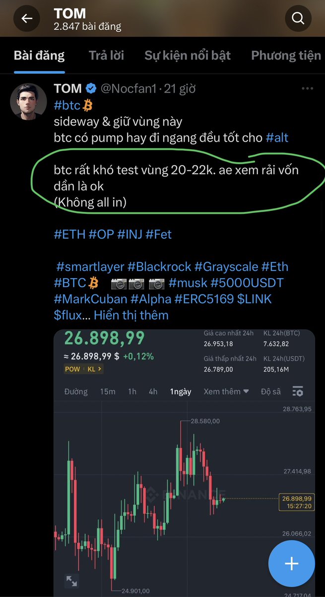 Nocfan1's tweet photo. #btc
đừng nói không call ae mua nhá
Hứa sẽ đưa ae ăn trọn con sóng hồi này
Ko lo chốt sớm, ko lo nhảy ra nhảy vô nát tài khoản
Tháng 10 - uptober 🚀
#ETH #OP #INJ #Fet
#smartlayer #Blackrock #Grayscale #Eth #BTC 📷 📷#Remitano #musk #5000USDT #MarkCuban #Alpha #ERC5169 $LINK $flux $TRB #DEXTools #entry $TIA #GaryGensler #Huobi #layer2 $tip $SPX #Xanh #Tháng10
