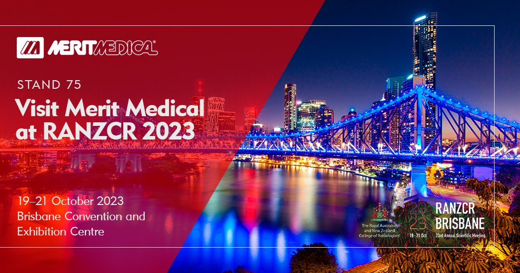#RANZCR is going to be big and bright but for the latest in biopsy and wire-free breast localisation, stop by the Merit Medical booth, #75.