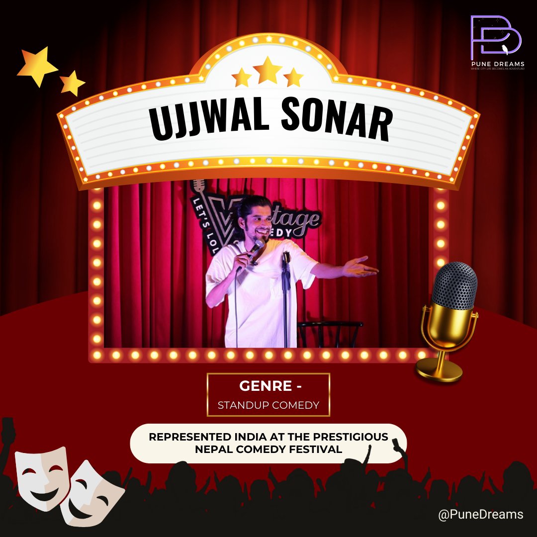 pune_dreams's tweet image. Discover why Pune's comedians are the undisputed magicians leaving audiences spellbound and craving more!🎭

Catch Pune's comedic wizards live and let the giggles roll!👇
📞 Contact: 7507504769
🌐 Website: kyaplanhai.com

#PuneDreams #StandupComedy #ComedyMagic #Comedian