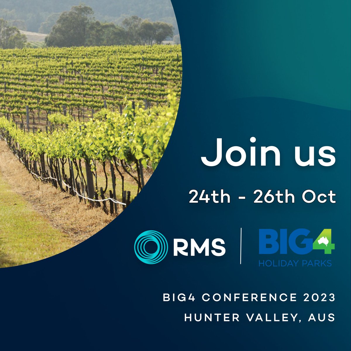 RmsHospitality's tweet image. [AU] BIG4 Park enthusiasts, get ready! The BIG4 Holiday Parks of Australia National Conference is happening next week in the Hunter Valley, and we are pumped! We are looking forward to seeing you there.

#RMSCloud #BIG4ParksNationalConference
