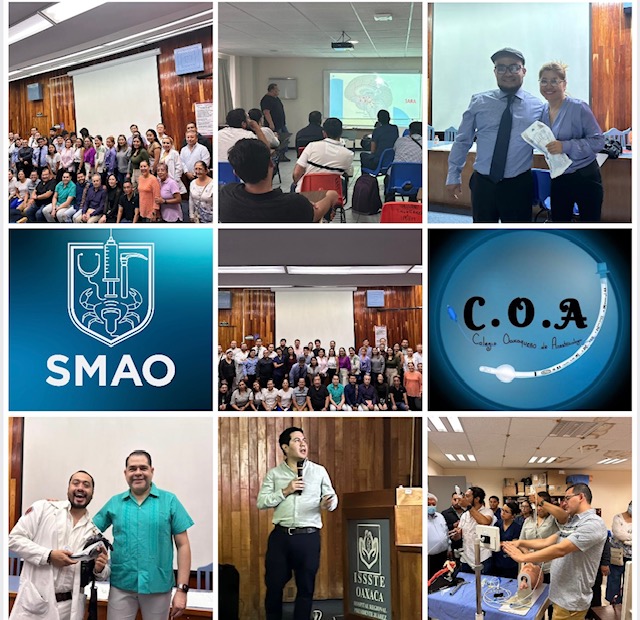 SMAOANESTONCO's tweet photo. Un éxito 2do Curso Oaxaqueño de Anestesiologia, organizado por el Colegio Oaxaqueño de Anestesiologia y @SMAOANESTONCO 
Felicidades Dra Claudia Reres Garcia y Dr Neftali @NEFTALI613 por su trabajo y gestión. Gracias a profesores y asistentes.
#ElPoderDeLaColaboracion https://t.co/tgqSOmMTd5
