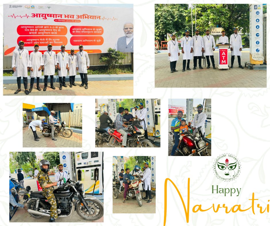White, as a colour, symbolizes purity, peace, and devotion, which aligns with the qualities attributed to Goddess Brahmacharini. Celebrating #NavratriDay2 on Forecourt with our DSMs dressed up in White✨
<a href="/BPCLimited/">Bharat Petroleum</a> <a href="/BPCLRetail/">BPCL Energy Stations</a> <a href="/BPCLMakLubes/">BPCL MAK Lubes</a> <a href="/kulsachin2412/">Sachin kulkarni</a> <a href="/johnbpcl/">John Thomas</a> <a href="/BpclGujarat/">BPCLGujarat</a>