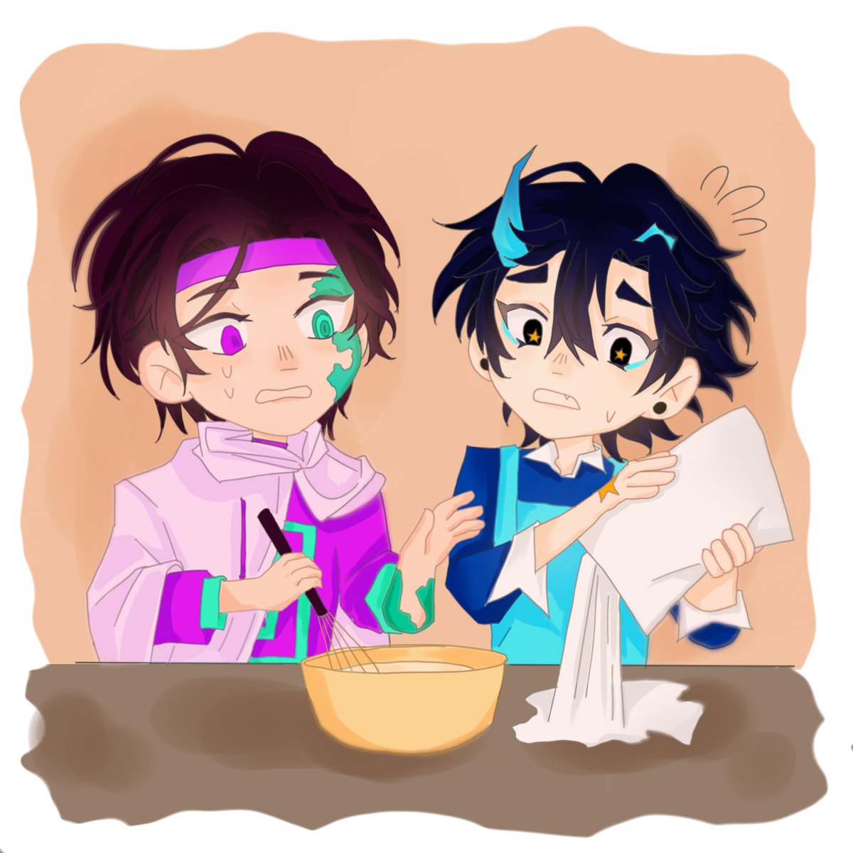 _aetharius's tweet photo. I imagine if they continued this they'd probably blow the kitchen up
(Repost with a few touch-ups. Sorry, they just were stuck in my mind 😔)
#evanislocofanart #zolistertvfanart #zolisterfanart #showtimefanart #zoloco #zolocofanart https://t.co/Is0SHH1bzM