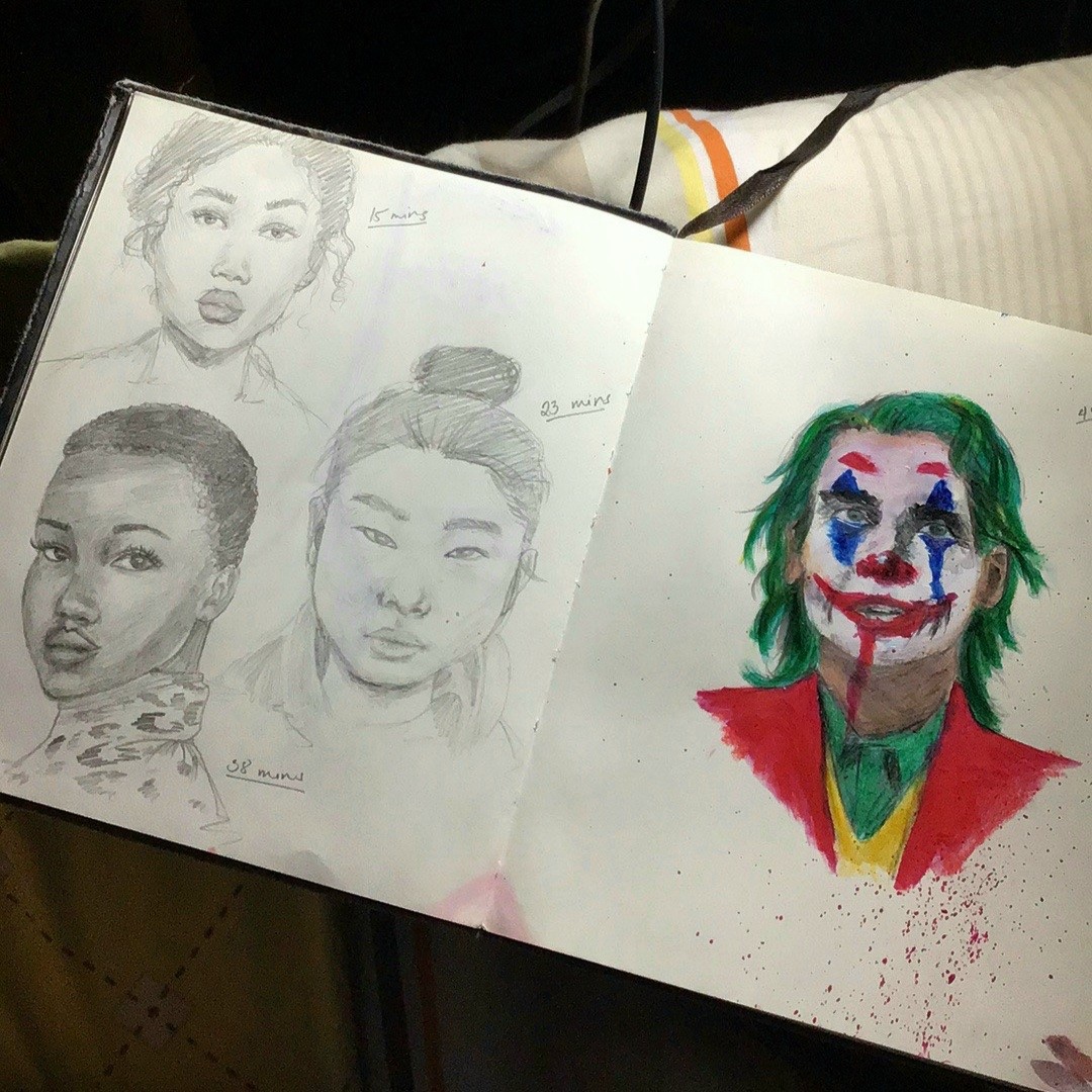 📟 [#YGIG_GM] 

art dump for today!! how are u guys? october has been moving so fast, kaya let's chill for now🤍

i wanna see ur art too!!🦋🎧✮

#malaMAEG #YGIGMaeg