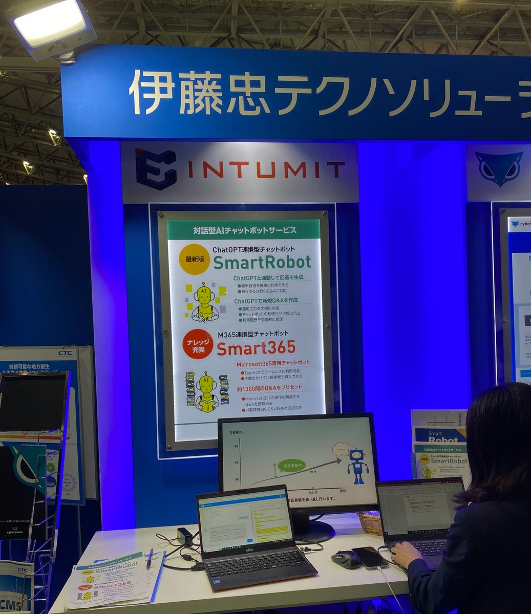 Intumit_AI's tweet image. Just had an incredible time exploring an exhibition where #CTC was showcasing #SmartRobot by #Intumit! 🤖💥

#TechInnovation #AI #Chatbot #AOAI #GAI #Azureopenai #chatbots #digitaltransformation #DX #ImpressiveShowcase