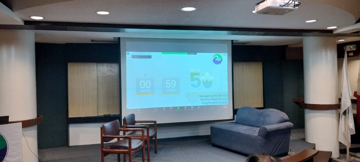 HAPPENING NOW: The third installment of the MSI@50 Lecture Series, "Navigating the World of Harmful Algal Blooms: Insights and Impacts", is set to begin at the MSI AVR today, October 16. #MSIat50 #MSIBeyondBorders
