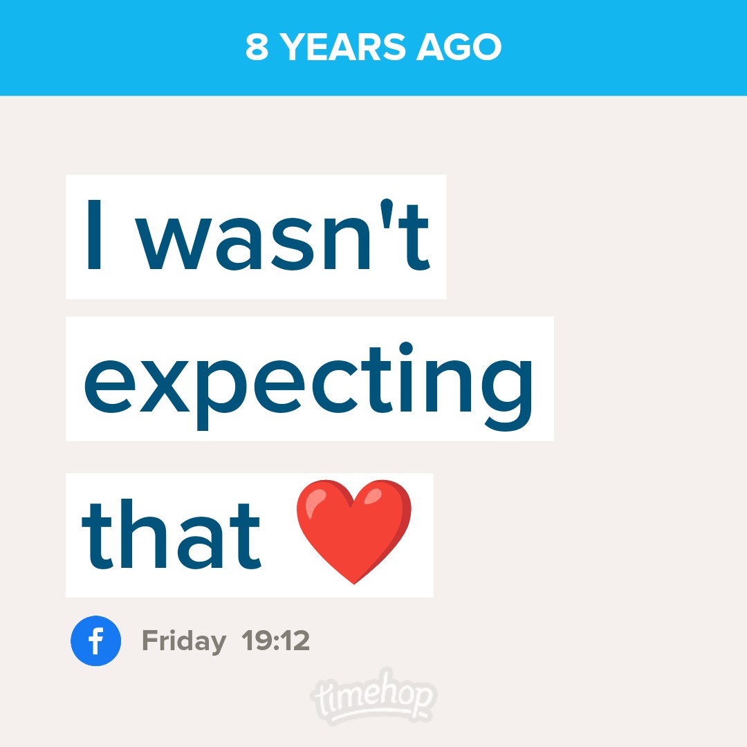 Oddly the same day! Three years before!