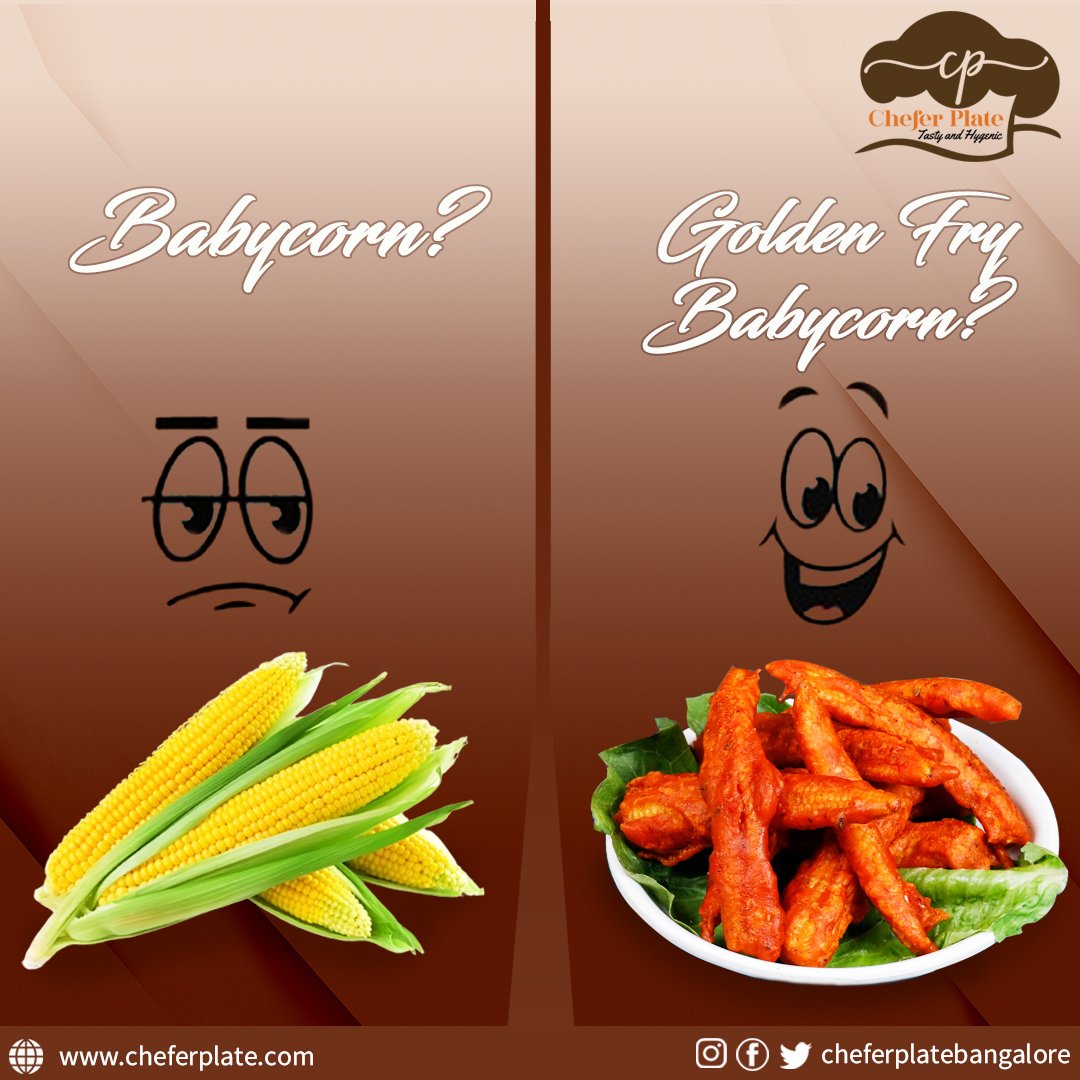 cheferplate's tweet photo. Golden Fry Baby Corn
For Placing your Orders:
Call/Whatsapp : 9611233443
OR
Use our website https://t.co/6Yx023F5SZ

#cheferplate #specialoffers #goldenfrybabycorn #crispybabycorn #friedgoodness #tastybite #yummytreat #mybangalore #zomato #swiggy #bangalorefoodies #yummy #delivey https://t.co/rtw5GB0Lev