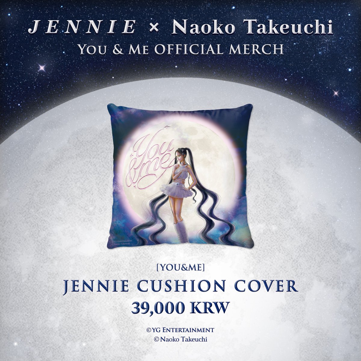 ygselect's tweet photo. JENNIE × Naoko Takeuchi
You &amp; Me OFFICIAL MERCH OPEN🌙𓈒⋆

SHOP MERCH
🔗Weverse Shop: https://t.co/rqIXVYcYPk
🔗YG SELECT(CN): https://t.co/tnFQHGJ1ld

#JENNIE #제니 #BLACKPINK #블랙핑크 #NaokoTakeuchi #YouandMe #COLLABMD #YGSELECT https://t.co/SnVC4HNgSN