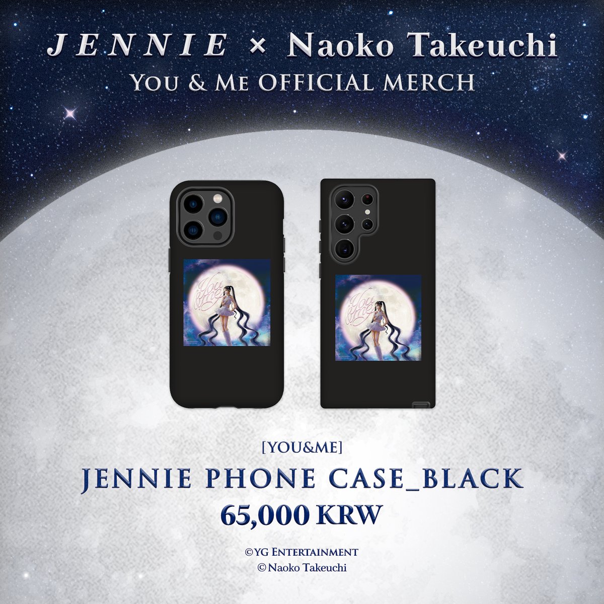 JENNIE × Naoko Takeuchi You & Me OFFICIAL MERCH OPEN🌙𓈒⋆ SHOP MERCH 🔗Weverse Shop: bit.ly/3QaqgrM 🔗YG SELECT(CN): bit.ly/3ZS4egS #JENNIE #제니 #BLACKPINK #블랙핑크 #NaokoTakeuchi #YouandMe #COLLABMD #YGSELECT