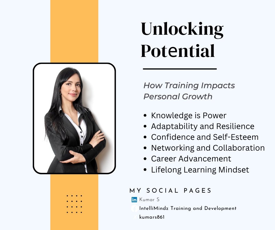 Continuous Learning, Endless Possibilities: Join the journey of self-improvement through training and witness the magic of personal growth. 
#ContinuousLearning #SelfImprovement #PersonalGrowth #LifelongLearning #TrainingImpact #InnovationsInLearning #TrainingExcellence