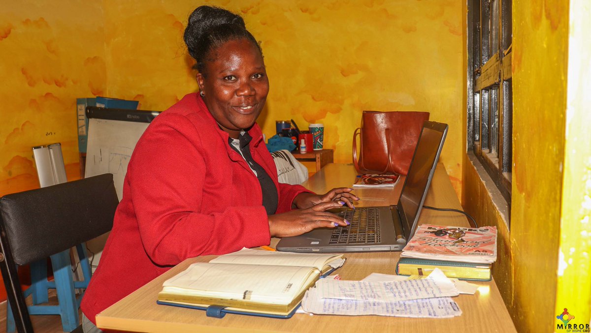 It is a chilly Nairobi morning but who said Mondays should be boring. Liz from the SILC team looks ready to hit the ground running and so is everyone at The Mirror of Hope. Wishing all our friends and supporters a happy new week!