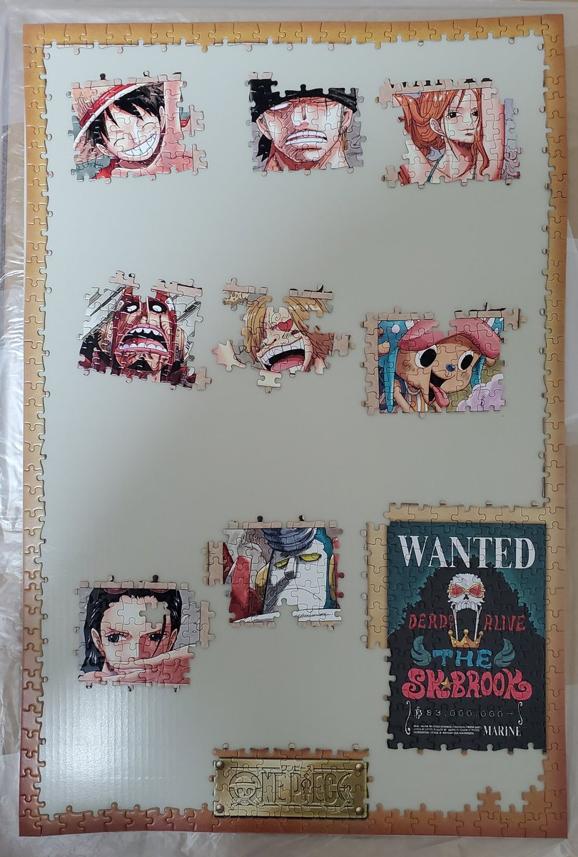 sugi_puzzle's tweet photo. 【ONE PIECE】麦わらの一味の手配書ポスターパズルが完成しました！
Netflixの実写ONE PIECE観ました？面白かったですよね✨
#ジグゾーパズル
#ONEPIECE 
#ワンピース
#アニメ https://t.co/pOaEr5yizG