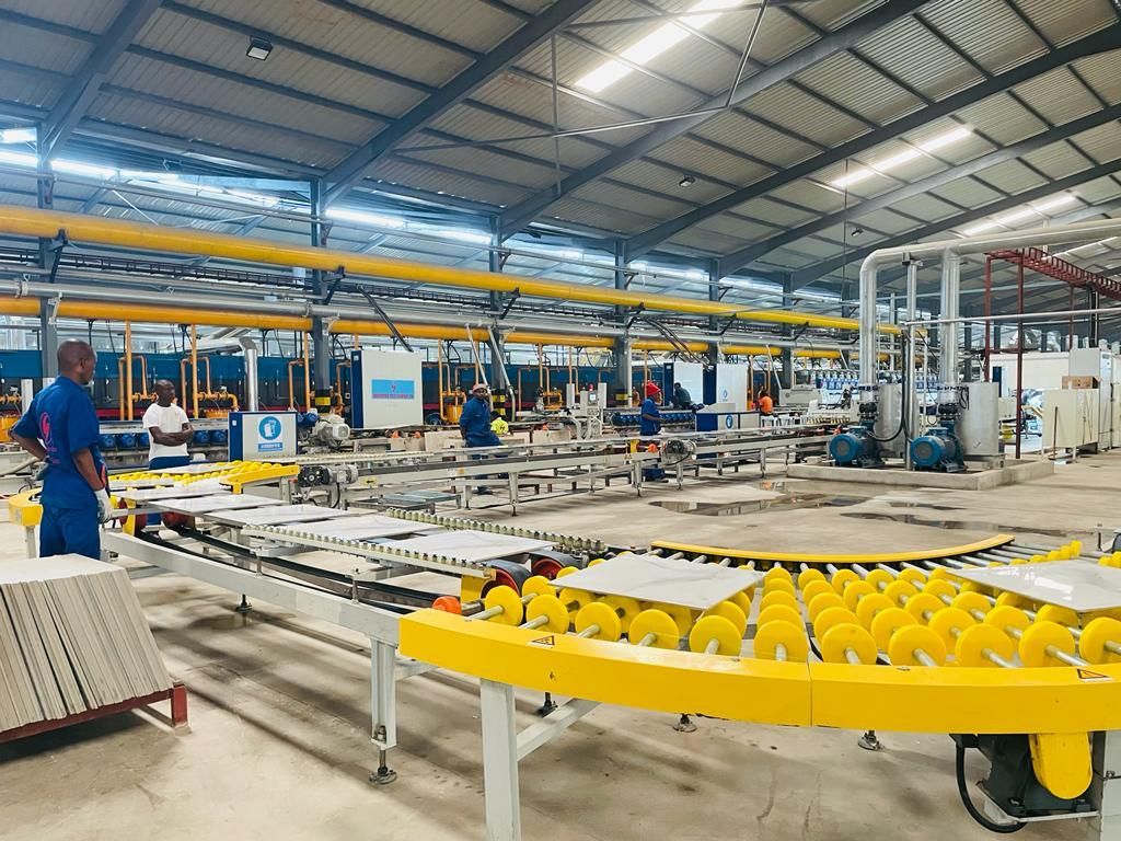 marcopolozambia's tweet photo. We're thrilled to offer you a sneak peek into Phase 5 of Marcopolo Tiles. With advanced technology and increased advanced technology and increased capacity, we're here to meet your demand and provide quality.
#MarcopoloTiles # QualityTiles #ForaPerfectFinish #LocalisLaka https://t.co/T4qvSOoWPn