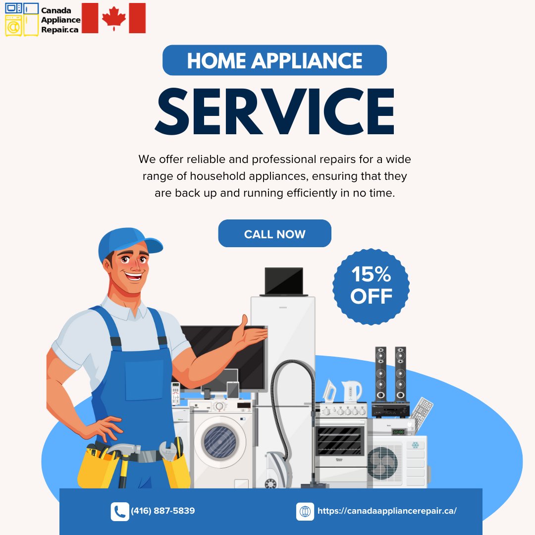 🔧 Struggling with a malfunctioning appliance? You're not alone! Our expert technicians are here to save the day. Whether it's a misbehaving fridge, cranky dishwasher, or a stubborn dryer, we've got you covered. Say goodbye to appliance headaches, and let us work our magic!