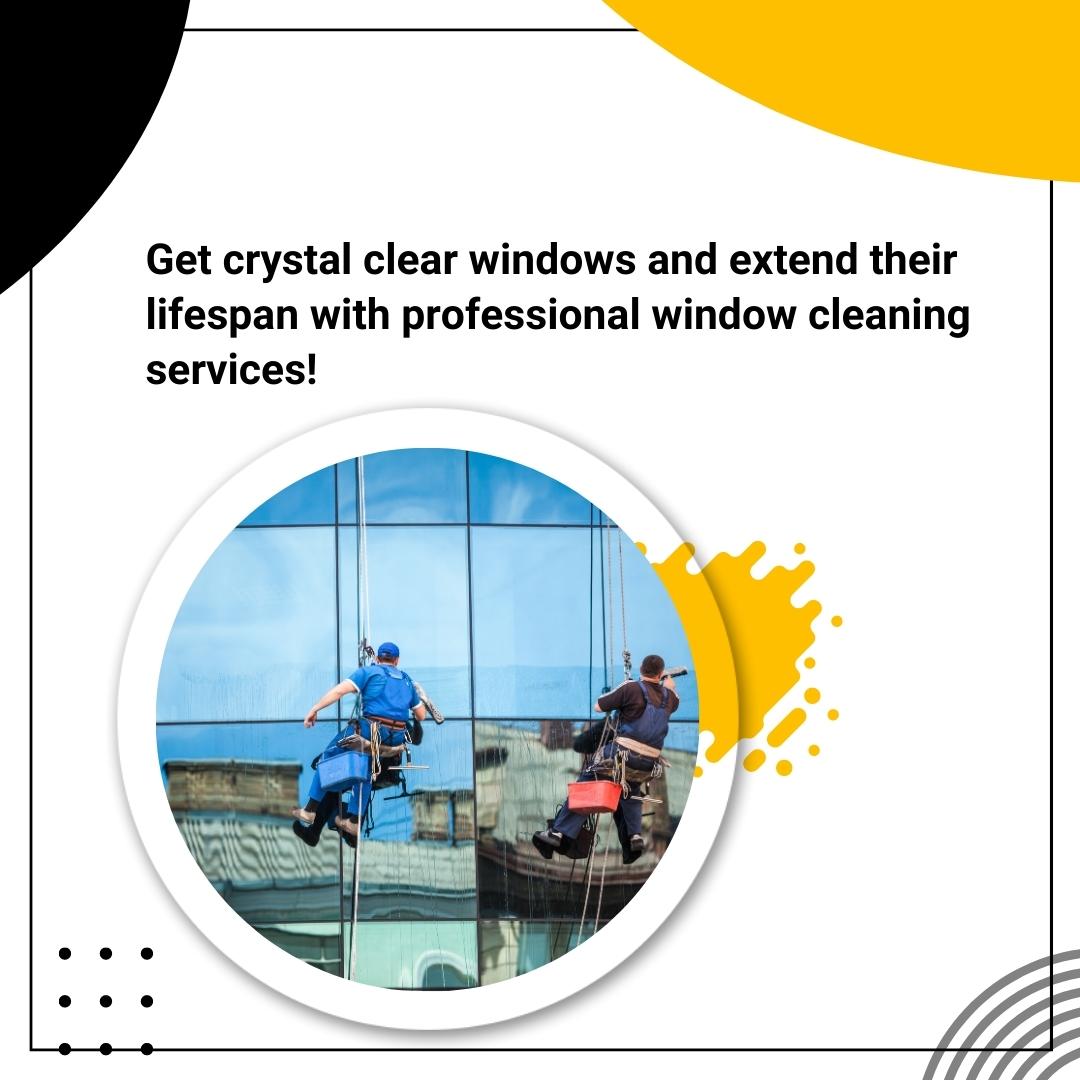 Cleaning3k's tweet photo. Get crystal clear windows and extend their lifespan with professional window cleaning services! 

Visit us at https://t.co/otbe8uN48f  to discover the benefits of hiring professional window cleaning services. 

#cleaning3k #cleaningtips #professionalcleaning https://t.co/RW8KnKJHgN
