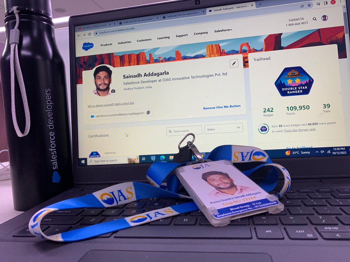 sainadha1995's tweet image. #journey2salesforce