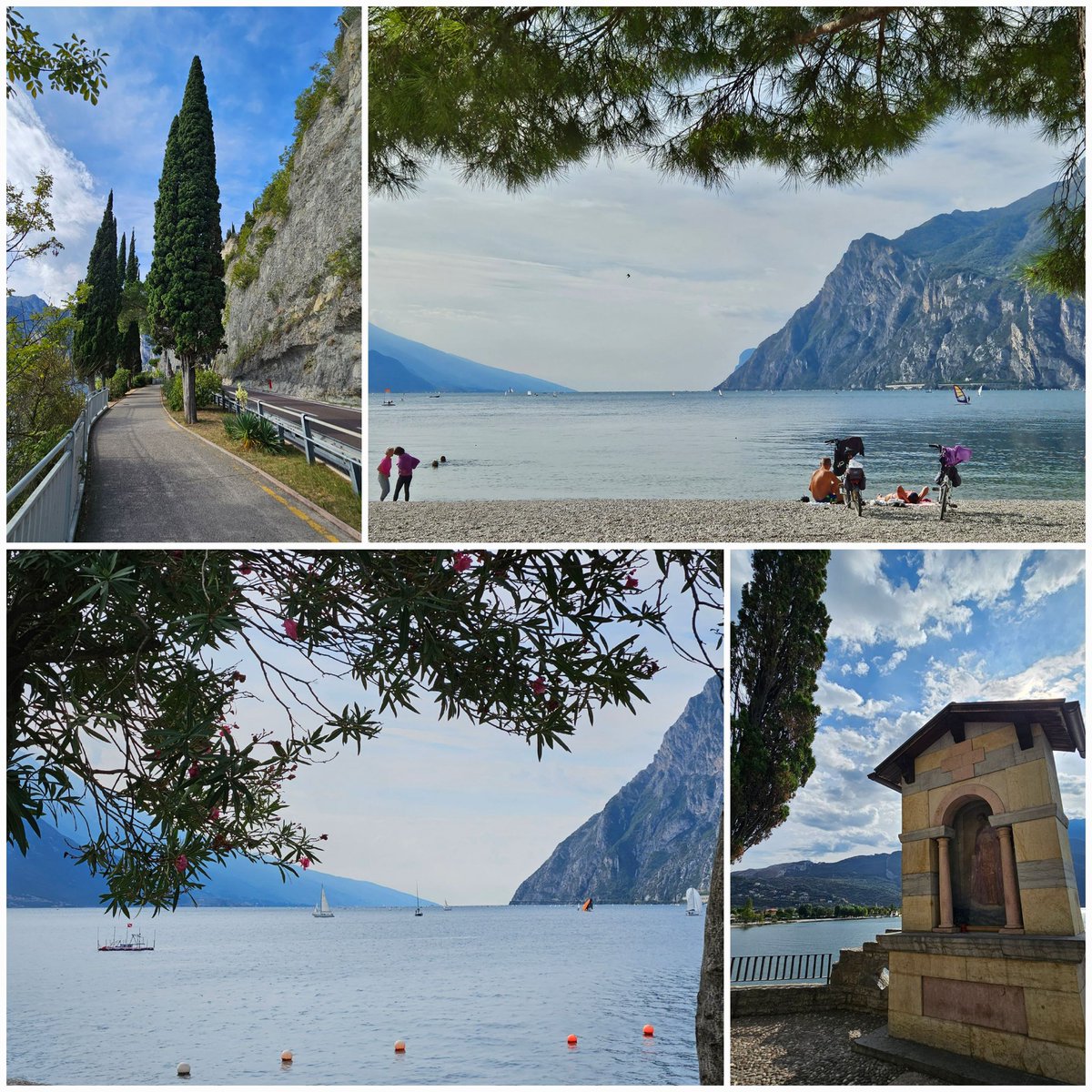 ManniTaal's tweet image. 🇮🇹 Gisteren langs het meer van #Riva naar #Torbole gewandeld in een heerlijk zonnetje 🌞 Thuis nog even op ons terrasje gezeten (tuinkant dit keer ❤️), en 's avonds was #Limone aan de beurt. Genieten!

#LagodiGarda #Italia