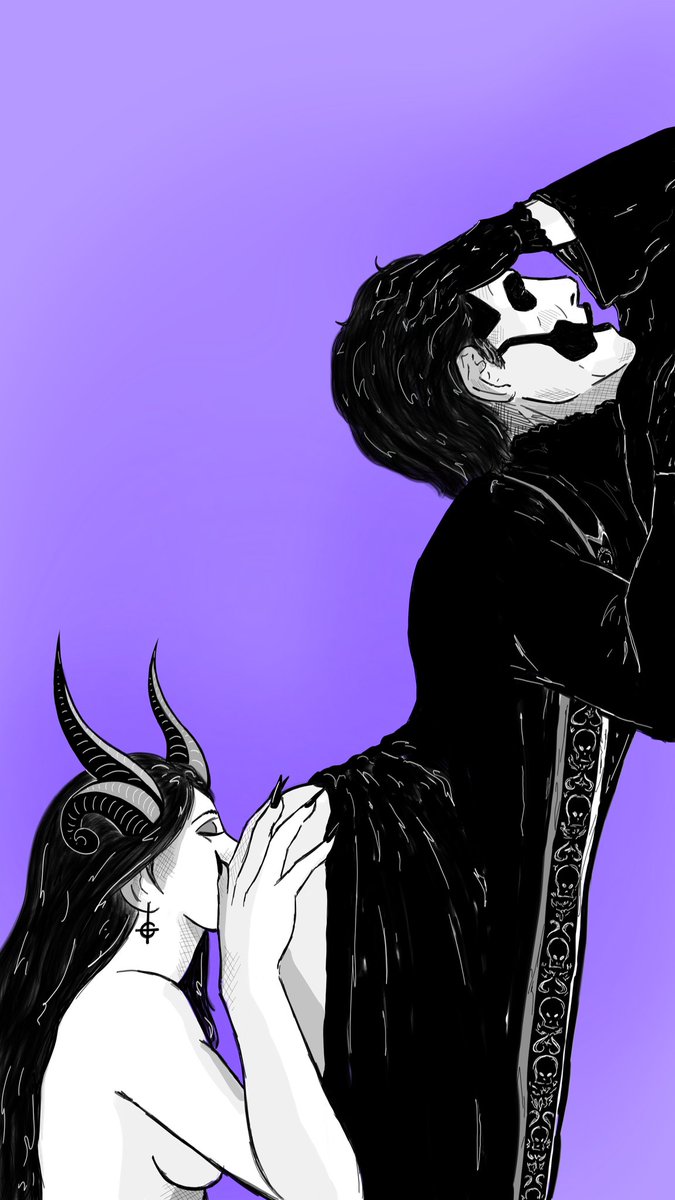 Osculum Obscenum ⸸

#thebandghost #ghost #ghostbc #papaemeritusiv #copia #cardinalcopia #copiaghost #nsfw #fanart #ghostfanart #papaemeritusivnsfw