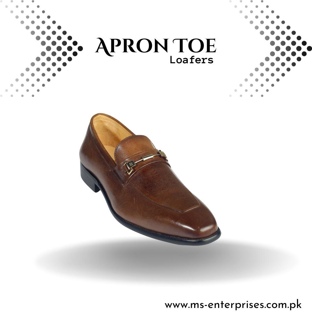 Elevate your look with MS Enterprises Apron Toe Loafers – where craftsmanship and style unite.

#ApronToeLoafers #SophisticatedStyle #HandcraftedShoes #ElegantFootwear #FashionForward #DapperDressing #StepUpYourStyle'