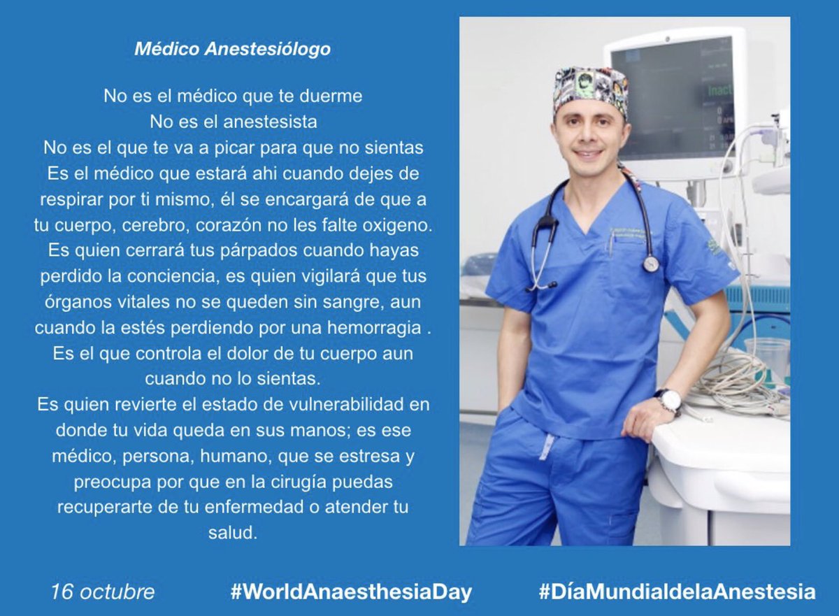 NoInvisibles's tweet photo. Es #DíaMundialDeLaAnestesia #WorldAnaesthesiaDay 
Volvemos a esta entrada de @AnestesiaR con info y enlace a la web #Orphananesthesia, una base de datos del tratamiento anestésico de pacientes con enfermedades raras #EERR
Ya en español🇪🇸 gr. @sedar_es👍👇
https://t.co/rNo5szGsof https://t.co/vPLyiioPGB