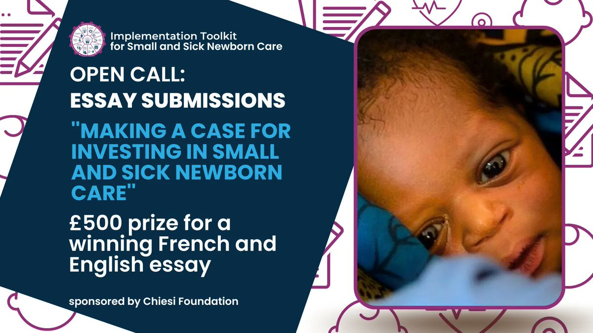 📣 November 17th is World Prematurity Day, a time for us to come together & explore innovative ways to enhance small & sick newborn care. Get ready to share your brilliant ideas! Join the thrilling essay contest for a chance to win! Don't miss out! ➡️ buff.ly/3EOe1K