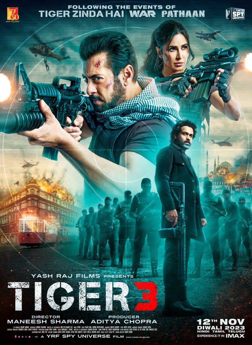 SALMAN KHAN - KATRINA KAIF - EMRAAN HASHMI: ‘TIGER 3’ TRAILER IS DHAMAKEDAAR, ZABARDAST… This is what masses want to watch on the #BigScreen: Their favourite superstar in an out-and-out action, massy avatar… #SalmanKhan started the #SpyUniverse with #EkThaTiger and he returns,
